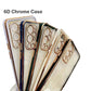 6D Golden Chrome Case For Samsung