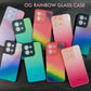Rainbow Glass Hard Case For Iphone