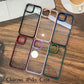 Chrome Clear Hard Protection Case For Samsung