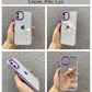 Chrome Clear Hard Protection Case For Oppo