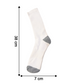 White & Grey Comfort Long Socks (1 Pair)