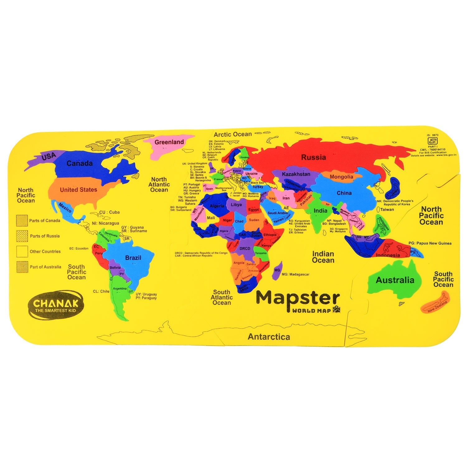 Aditi EVA Foam Mapster Puzzle