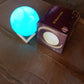 Moon Night Lamp Blue Color with Plastic Stand (15 x12 Cm / 1 Pc)