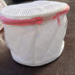 Round mesh bag for easy washing of small clothes