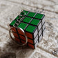 Mini cube puzzle, close-up with vivid colors, fun for kids