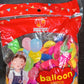 Large pack of non-toxic water balloons with vibrant colors for Holi