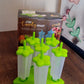 Plastic Ice Cream Molds with Lid (1 Set / 6 Pc)