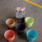 Plastic Flower Pot with Bottom Tray (5 Pcs Set / With Color Box)