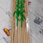 Multi-color bamboo skewers for barbecue and fruit kebabs