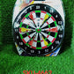 Travel-friendly magnetic dartboard with scoring and dart storage