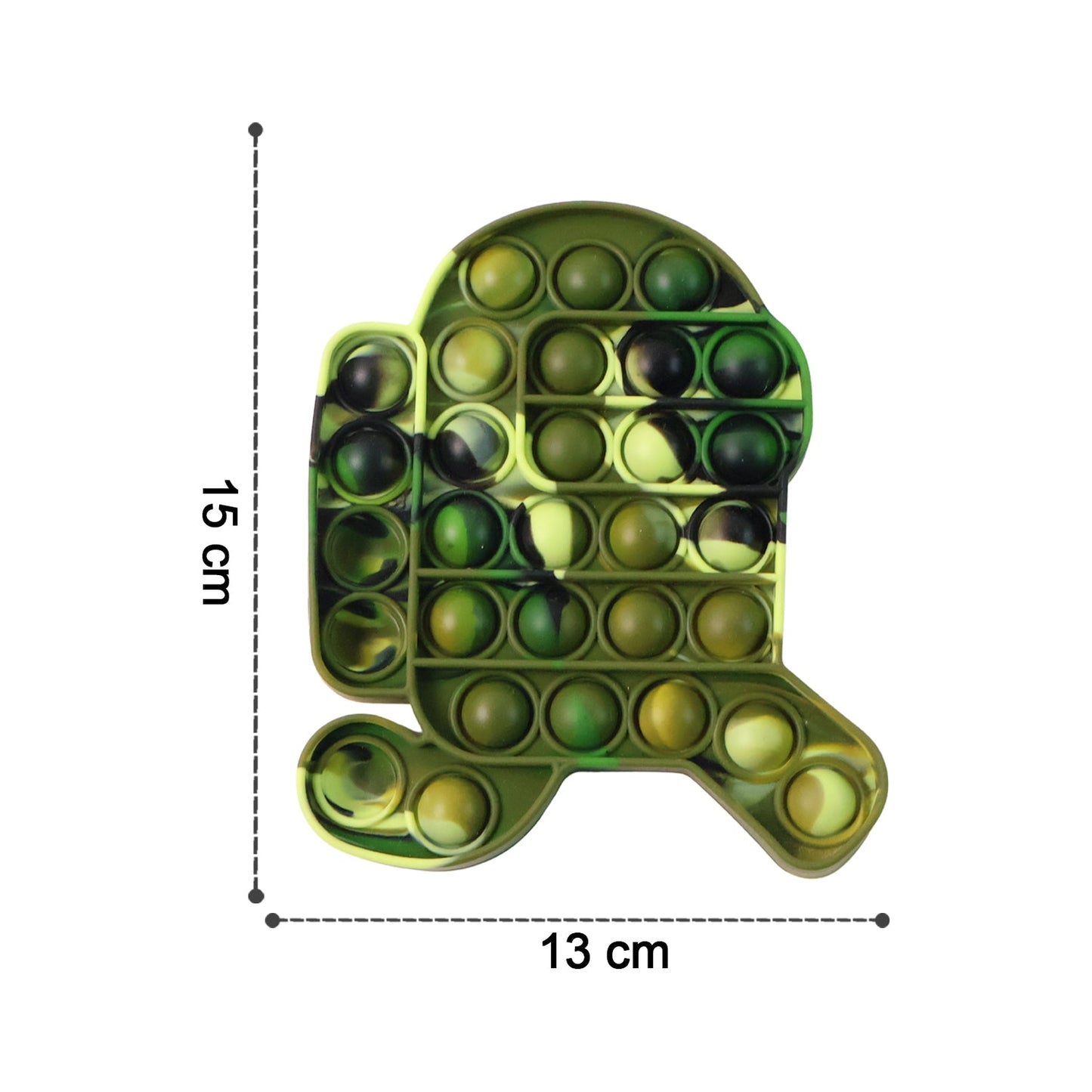 Premium Cartoon Shape Silicone Pop It Fidget Toy (1 Pc)