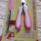 Pink nail clipper