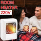 Room Heater 220V Brown Box Heater with Plug for Office & Bedroom Use