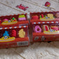 Kids' erasers set featuring food and drink designs