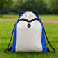 Drawstring Gym Bag with Zipper Pocket and Earphone Port (38x33 cm / 1 Pc)