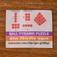 Ball Pyramid Toy – 3D Puzzle Building Brain Teaser Toy
