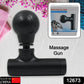 Black Mini Pocket Size Massager, Full Body Massager, Cordless One Button Operation for Body Pain & Relaxation