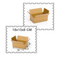 Brown box for product storage and shipping.