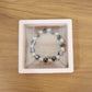 Elegant Dual-Tone Crystal Beaded Stretch Bracelet (1 Pc)