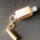 Portable Hand Sanitizer Holder Keychain with Tassel (1 Pc)