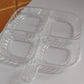 Plastic Kitchen Trays for Serving (4 Compartment / 1 Pc)
