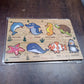Seawater Animal Wooden Puzzle Learning Educational Board (1 Set)