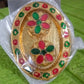 Oval Shape Special Puja Thali (1 Pc / Mix Design)