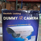 Outdoor fake CCTV camera with IR capability, ideal for security deterrence.