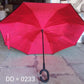 0233 Printed Travel Windproof Umbrella (Reverse Umbrella) 