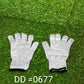 Protective gloves with cut-resistant material.