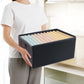 Foldable Rectangular Storage Box with Handle (46x28 cm / 1 Pc)