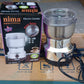 Stainless steel grinder for versatile use, including coffee beans.