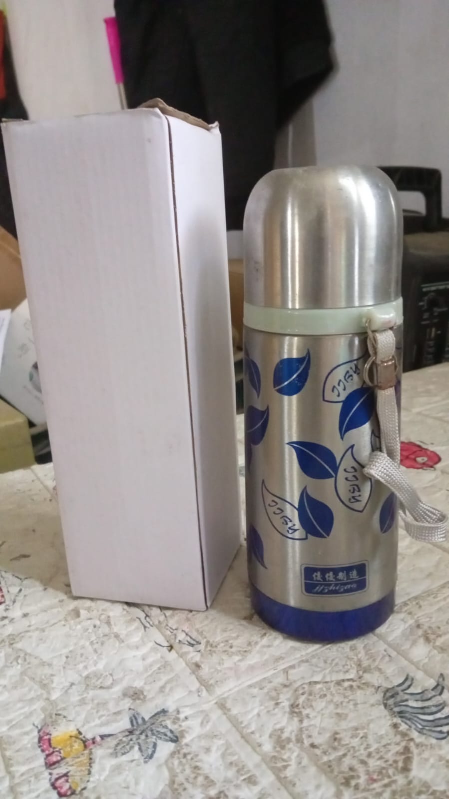 Portable 350ml steel water bottle