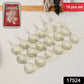 Transparent Rubber Vacuum Sucker Hooks Hanger Strong Suction Cup Bathroom Kitchen Window Wall Accessories (18 Pcs Set)