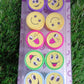 Emoticon Stamps 10 pieces in Round Shape Stamp (Multicolor / 10 Pc)