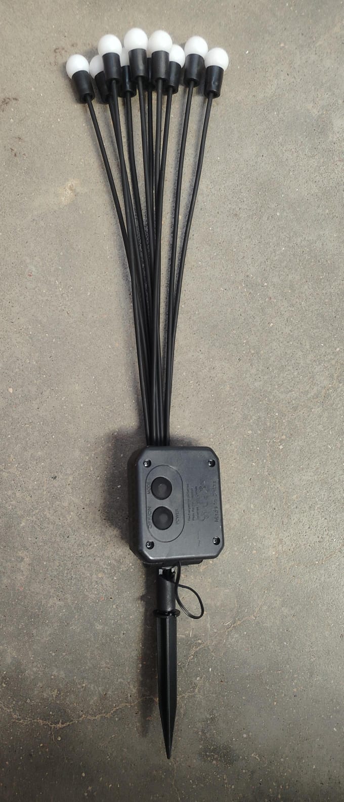 Solar LED Fiber Optic Garden Light - (1 Pc)