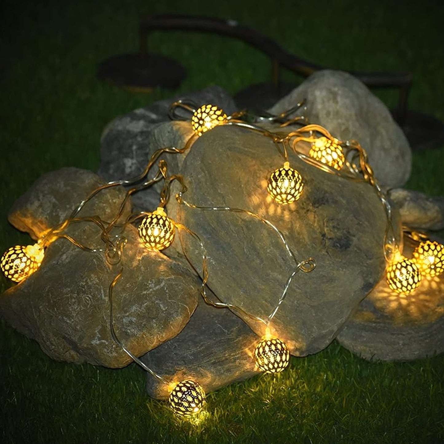 Decorative Metal Ball LED String Light (3 Meter )