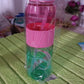 Plastic Water Bottle With Strap and Straw (1000 ML)