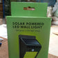 White solar security light with motion detection.