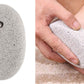 Oval shape foot scrubber stone for heels and feet