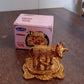 Metal Golden Kamdhenu Cow with Calf (1 Pc)