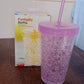 Plastic Reusable Sipper Tumbler with Lid and Straw (1 Pc / 500 ML / Mix Color / 1 Pc)