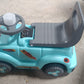 Ride-on car with musical horn and backrest for toddlers