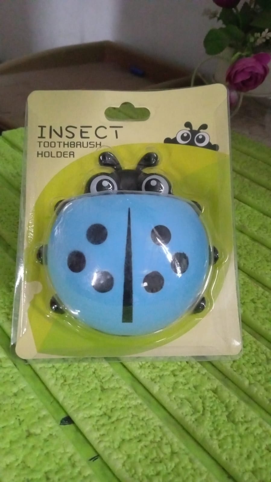 Ladybug Toothbrush Holder (1 Pc)