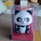 Car Decoration Solar Power Moving Head Panda Statue Creative (1 Pc)