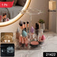 Rotating cosmetic storage organizer