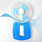 6002 PORTABLE LED LIGHT WITH MINI FAN- YJ 5570 