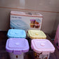 Plastic Food Storage Containers with Lid (4 Pcs Set / 500 ML)