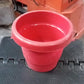 13 cm heavy-duty plastic plant pot, ideal for home decor and outdoor gardens, sold as a single piece.