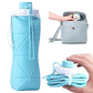 600ml Collapsible Silicone Water Bottle for Travel, Sports, Gym & Office (1 Pc)